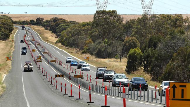 Bacchus Marsh Rd roadworks