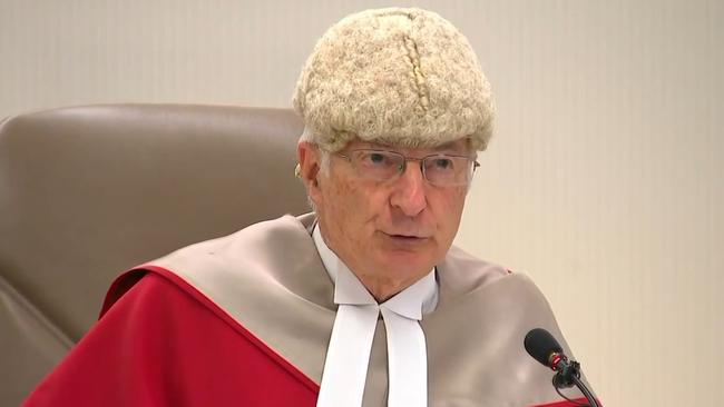 Justice Ian Harrison. Picture: Sky News