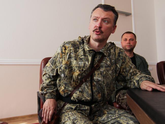 Igor Girkin, wjo is wanted over the MH17 tragedy, has been named one of Vladimir Putin’s top commanders in Ukraine. Picture: EPA