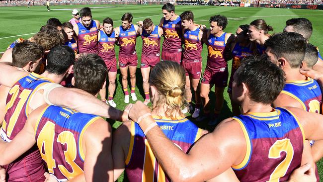 Brisbane players are a united group. Picture: Getty Images