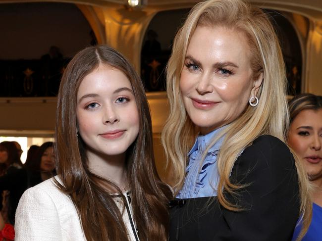 BEVERLY HILLS, CALIFORNIA - DECEMBER 04: (L-R) Faith Margaret Kidman Urban and Nicole Kidman attend The Hollywood Reporter Women in Entertainment 2024 at The Beverly Hills Hotel on December 04, 2024 in Beverly Hills, California.  (Photo by Stefanie Keenan/The Hollywood Reporter via Getty Images)