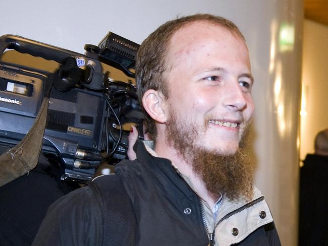 Guilty ... Pirate Bay co-founder Gottfrid Svartholm Warg, who used the alias “Anakata” on the internet, was arrested in Cambodia in 2012 and sent back to Sweden. Picture: AFP