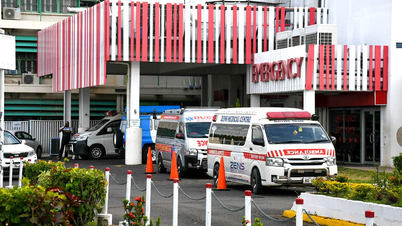 Five of the seven patients had been discharged from Lautoka Hospital in Fiji's second-largest city by Tuesday morning. Picture: AFP