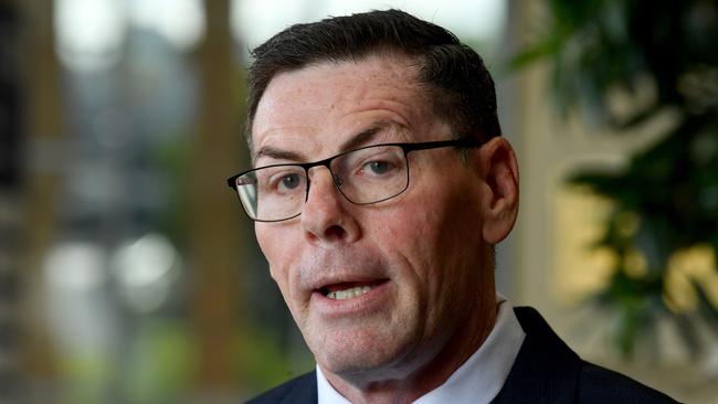 Townsville Mayor Troy Thompson, who has been put on leave. Premier Steven Miles has urged for Mr Thompson to stand down as he was holding the city’s leadership to ransom. Deputy mayor Paul Jacob leads in his place. Picture: Evan Morgan