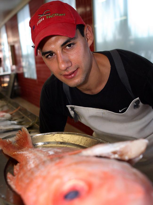 Toumazos working at The Fish Factory in Athol Park in 2009. Photo: File.