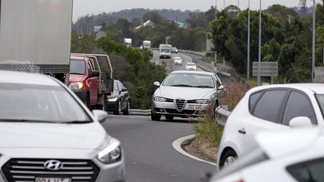 Traffic at Exit 57 along the M1. Photo: Jerad Williams