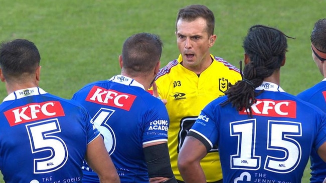 Adam Reynolds and Josh Reynolds have a disagreement.