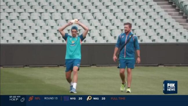 Cummins puts his injured quad to the test ahead of Adelaide match