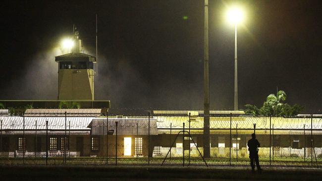 Don Dale Detention centre, pictured during a fire last year, has continued to be beset with problems. Picture: Keri Megelus