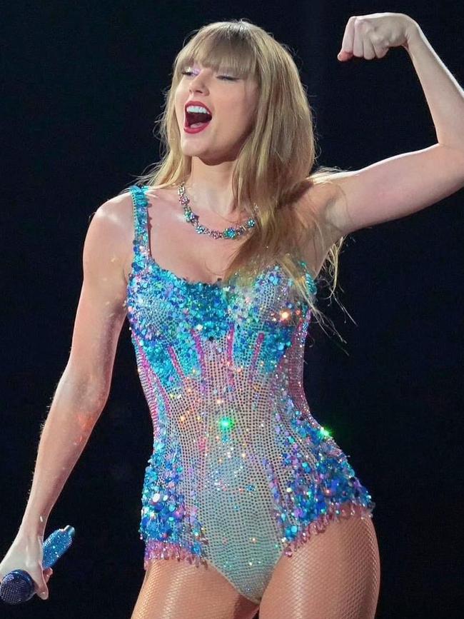 Taylor Swift performing at her Eras Tour concert in Sydney. Picture: Supplied