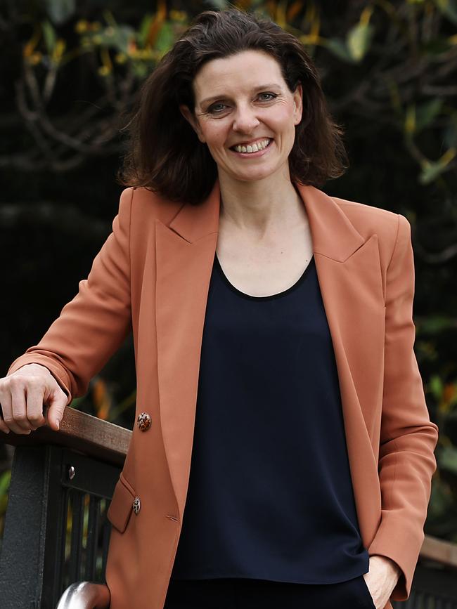 Allegra Spender will run as a Climate 200-backed independent candidate against federal Liberal MP Dave Sharma in the Sydney seat of Wentworth. Picture: Jane Dempster