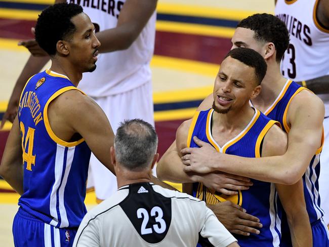 Steph Curry and the Warriors were a frustrated team in Game Six.