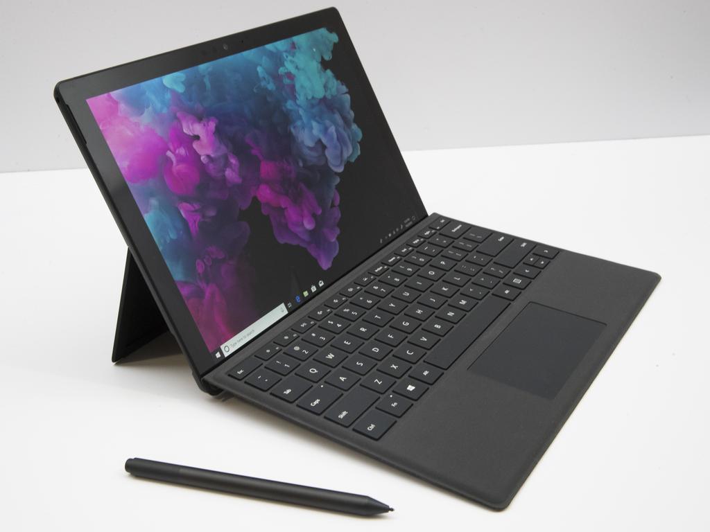 The Surface Pro 6 has received an upgrade and now comes in matt black. Picture: Mary Altaffer