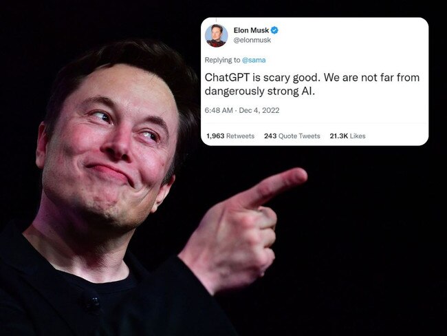Elon Musk said the new ChatGPT was 