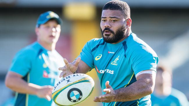 Hooker Tolu Latu appears likely to add to his four Test caps during the upcoming three-Test series against Ireland. Picture: Stuart Walmsley