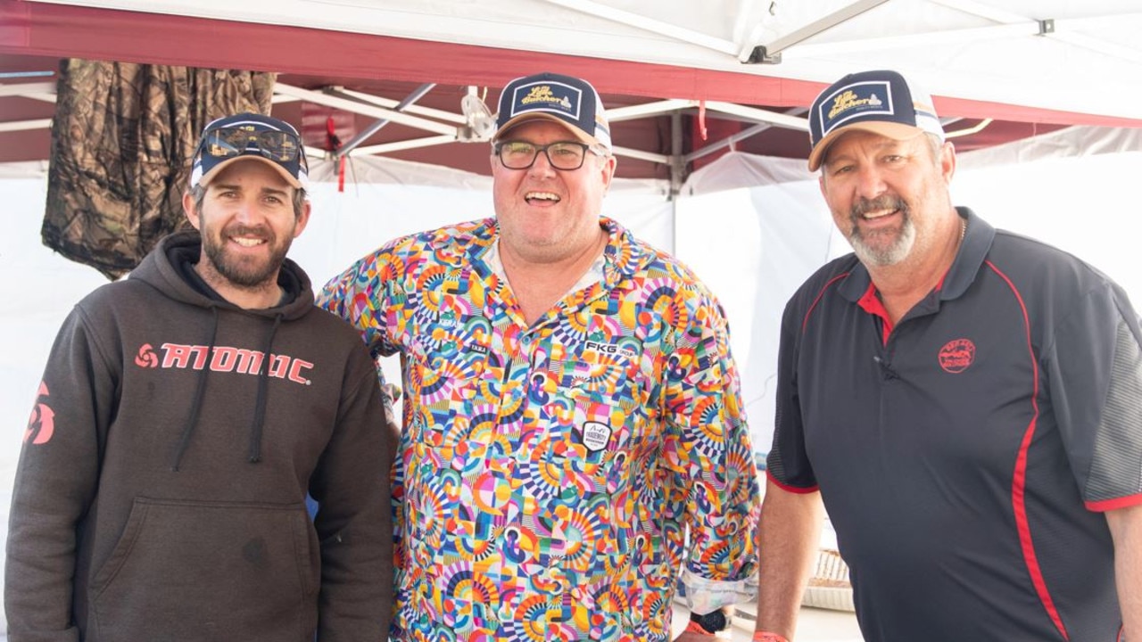 Jaimen Tunstall, Kieren Carney and Steve Ashcroft at the Kingaroy BaconFest 2023.