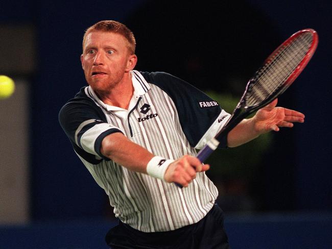 Becker at the 1996 Australian Open.