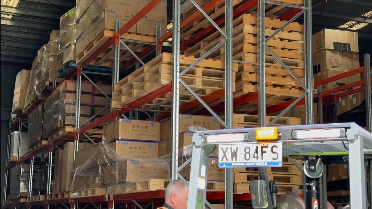 Shock $8m find in Aussie warehouse