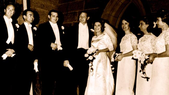 David Gyngell’s father Bruce Gyngell at Kerry Packer's wedding.