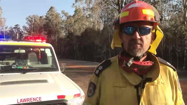 Inside the Whiteman Creek bushfire