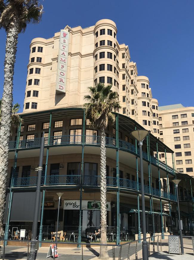 The Stamford Grand at Glenelg. Picture: Brad Crouch