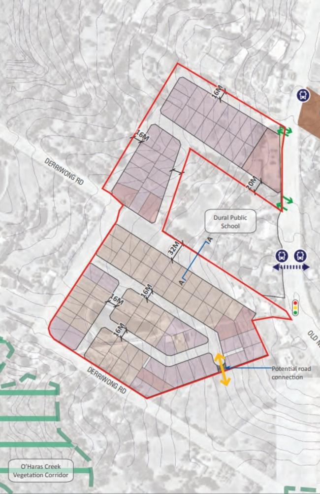 Plans for 100 homes have been approved for Gateway Determination by the NSW Planning Department for Derriwong and Old Northern roads, Dural.