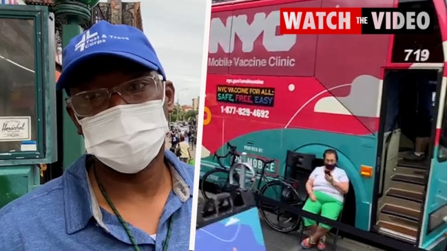 New York City sets up Covid-19 mobile vaccine clinics