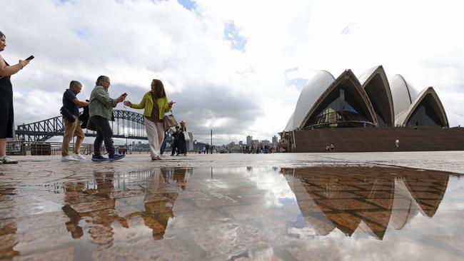 Those heading to the polls in Brisbane and Perth are in for a chance of showers. Picture: NewsWire / Damian Shaw