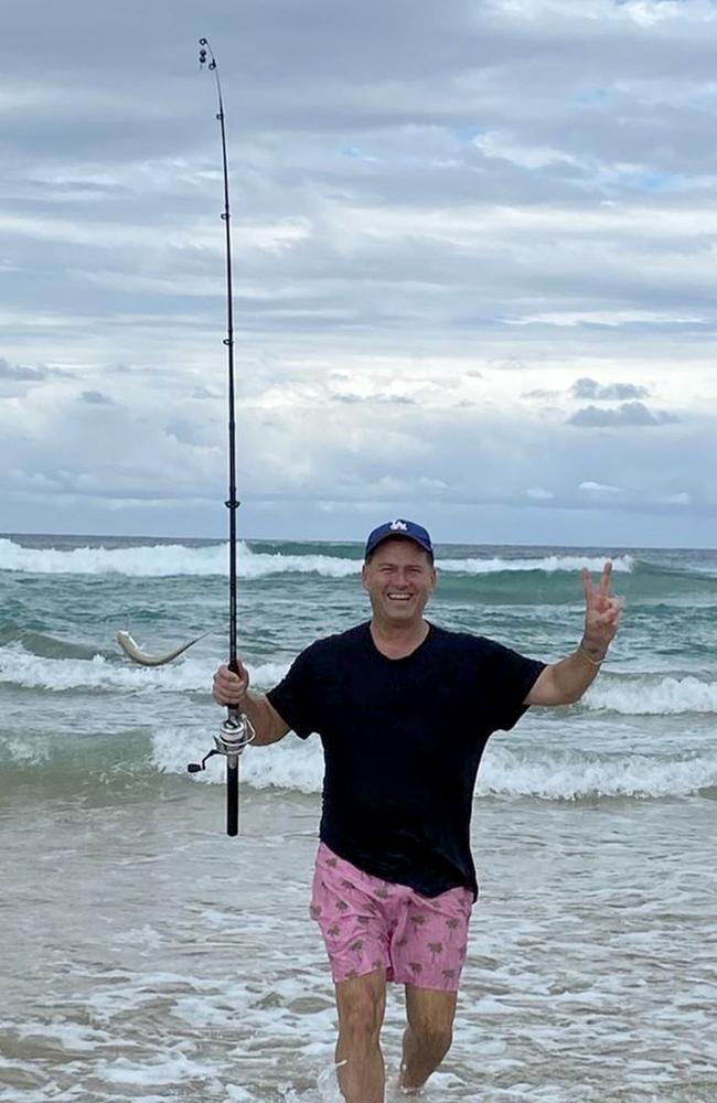 Karl Stefanovic on holidays in Noosa. Picture: Instagram