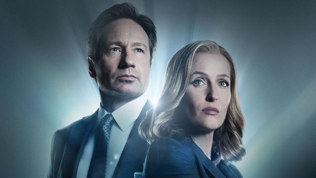 David Duchovny and Gillian Anderson star in the TV series The X-Files. Picture: Frank Ockenfels/FOX.