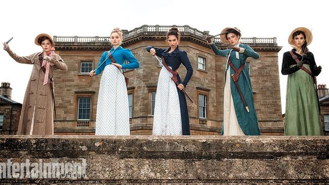 Quirky remake ... Pride and Prejudice and Zombies is described as a horror comedy romance film. Picture: Entertainment Weekly