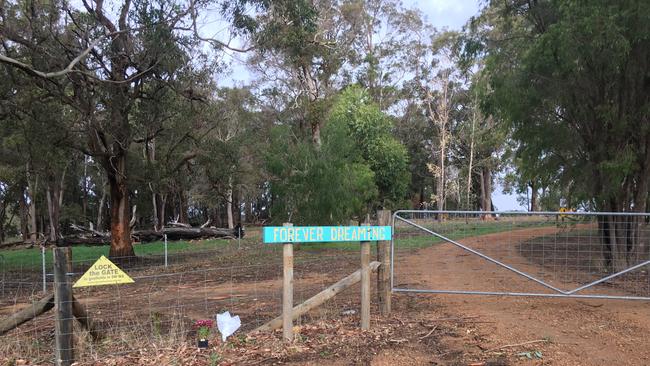 "Forever Dreaming", the 12ha organic farming property out of Margaret River where Peter and Cynda Miles, their daughter Katrina and her four children moved in late 2014. All died here in the early hours of May 11. Picture: Supplied