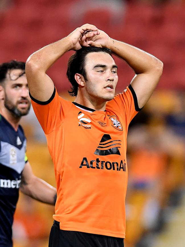 Nick D'Agostino is keen to make a splash at Perth Glory after a frustrating spell with Brisbane Roar (Photo by Bradley Kanaris/Getty Images)