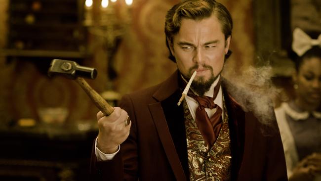 Leonardo DiCaprio as Calvin Candle in Django Unchained.