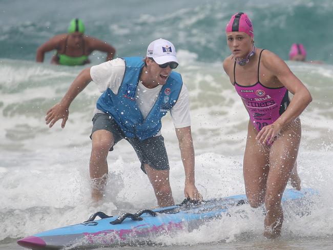 Analise Kibble on Day 1 of the Shaw and Partners Iron Man /Woman Series at North Burliegh. Picture: Glenn Campbell