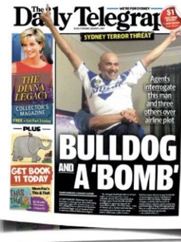 The Daily Telegraph’s front page.