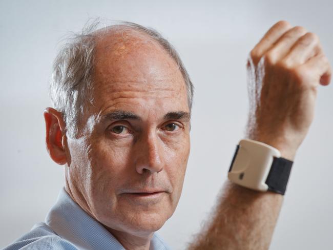 Professor Malcolm Horne has developed a device to monitor movement in Parkinson’s patients.
