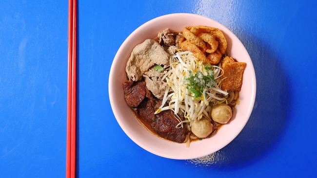 Worth a drive by: Soi 38’s Beef boat noodles. Picture: Mark Stewart