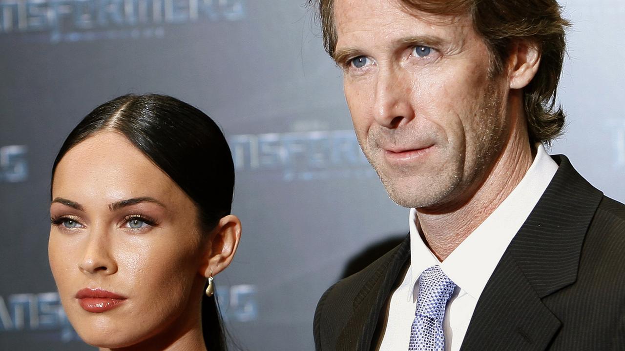 Megan Fox and Michael Bay at the German premiere of Transformers: Revenge of the Fallen. Picture: Getty Images.