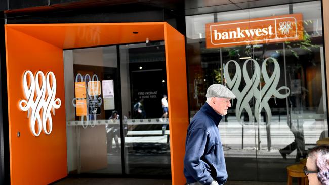 The Finance Sector Union said CBA is closing 14 of its Bankwest branches and curtailing trading hours at further locations. Picture: Jeremy Piper/NCA NewsWire