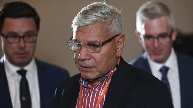 Leading No campaigner Warren Mundine has backed away from his support for the Treaty process should the referendum fail. Picture: NCA NewsWire / Martin Ollman