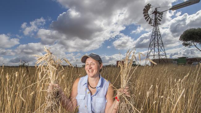 Sunbury’s Odette Suitor is among the nominees for her pioneering work around grain harvesting. Picture: Rob Leeson
