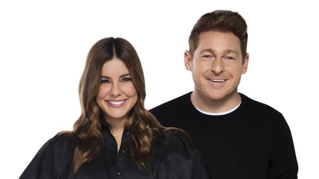 Lauren Phillips and Jase Hawkins of KIIS FM.