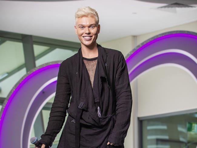 Jack Vidgen's song has a strong message about acceptance. Picture: Nigel Hallett