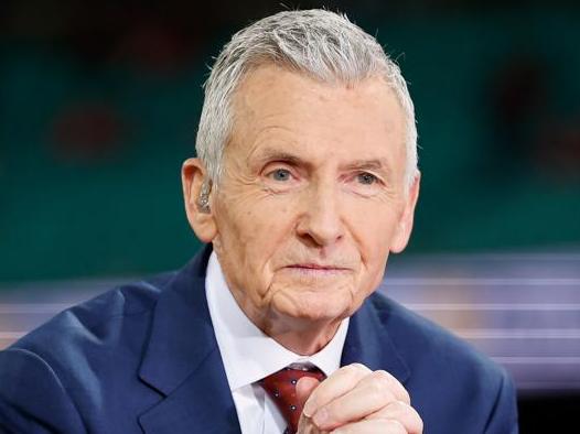 SYDNEY, AUSTRALIA - SEPTEMBER 20: Channel 7 legendary commentator Bruce McAvaney is seen during the 2024 AFL First Preliminary Final match between the Sydney Swans and the Port Adelaide Power at The Sydney Cricket Ground on September 20, 2024 in Sydney, Australia. (Photo by Dylan Burns/AFL Photos via Getty Images)