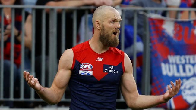 Max Gawn was shocked when his set shot was called a point.