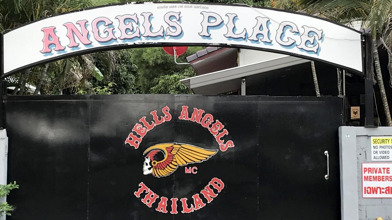 A Hells Angels clubhouse bar in Thailand.