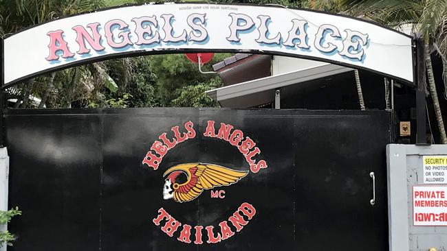 A Hells Angels clubhouse bar in Thailand.