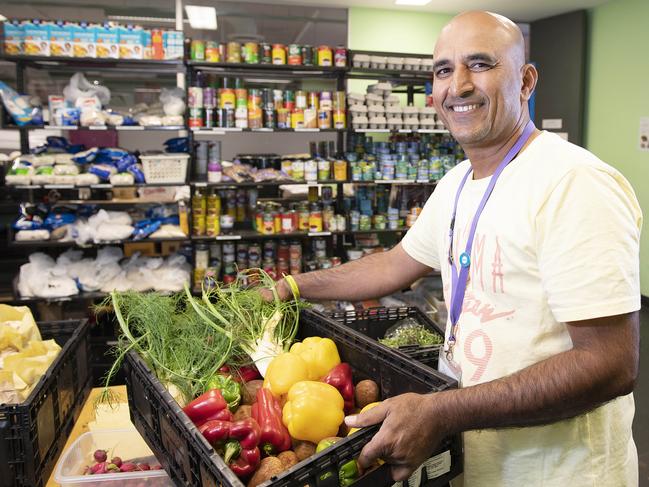 Abdul Razzaq volunteers at the Asylum Seeker Resource Centre, to give back to an organisation that has helped him and so many others. Picture: Ellen Smith