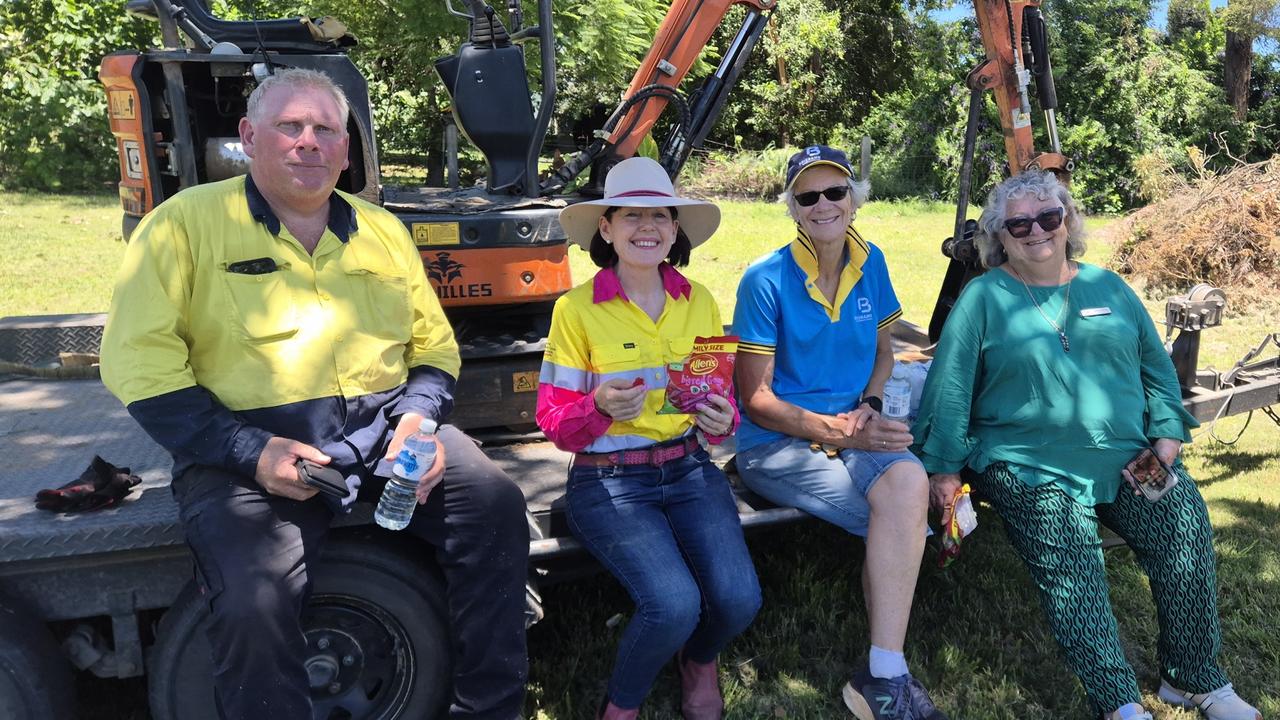 Pictured are Councillor Heath Sander, Mayor Kathy Duff, Councillor Ros Heit and Councillor Jane Erkens. Photo credit: South Burnett Regional Council